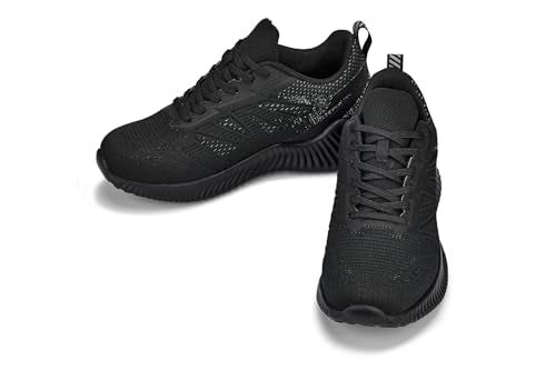 CALTO Men's Invisible Height Increasing Elevator Shoes - Noir/Cement Ultra Lightweight Sporty Sneakers - 2.4 Inches Taller - Q220 - Size 12 D(M) US - Image 4