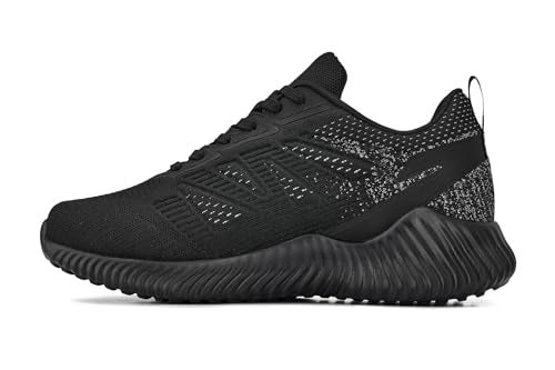 CALTO Men's Invisible Height Increasing Elevator Shoes - Noir/Cement Ultra Lightweight Sporty Sneakers - 2.4 Inches Taller - Q220 - Size 12 D(M) US - Image 3