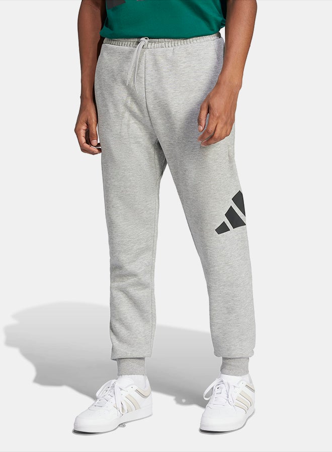 Adidas Essentials Big Logo Cuffed Fleece Joggers - Image 1