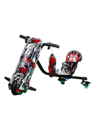 Electric Drift Scooter with Projector for Kids 24V 2.4A with Safety Set - Comic Book - JL001-06 - pzsku/Z28A88590F48A0A445AC1Z/45/_/1730038252/c6f67d51-223c-4589-aee0-c64ea87faace