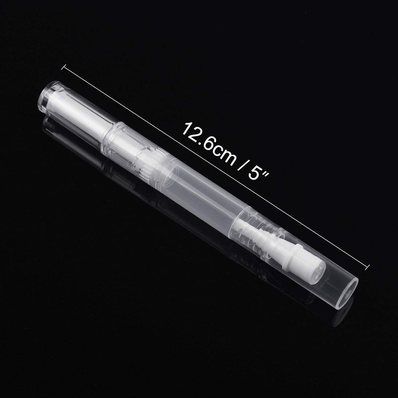 Awpeye 12 Pack 3 Ml Transparent Twist Pens Empty Nail Oil Pen Brush, Cuticle Oil Pen Cosmetic Lip Gloss Container Applicators - Image 2