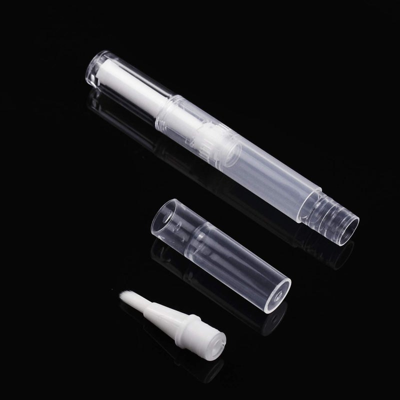 Awpeye 12 Pack 3 Ml Transparent Twist Pens Empty Nail Oil Pen Brush, Cuticle Oil Pen Cosmetic Lip Gloss Container Applicators - Image 3