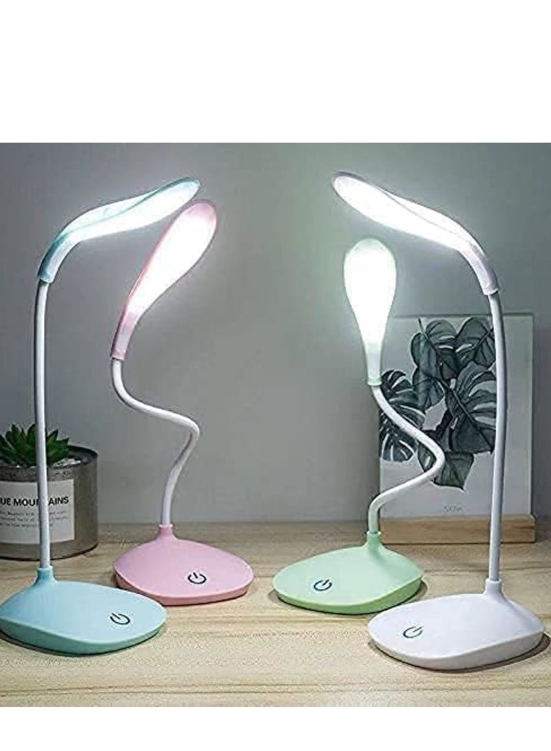 مصباح مكتبي LED قابل لإعادة الشحن USB لحماية العين باللون الأبيض (متعدد الالوان)  - Image 3