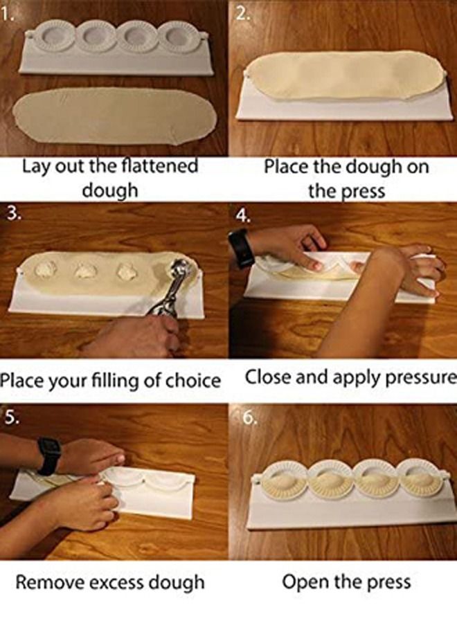 ISHWAZ Pierogies dumpling press make baking easy and quick mold ravioli beef patties snack and desserts with this premium quality baking tool - Image 2