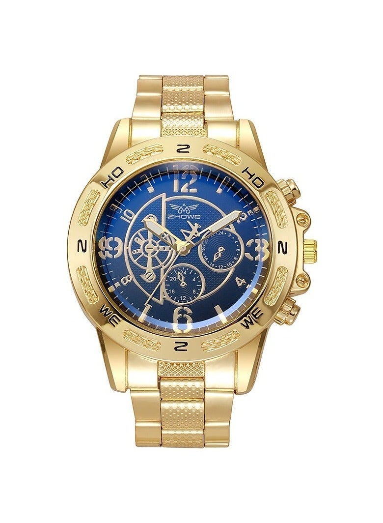 القمر ساعة يد رجالية، ساعة للملابس الرسمية، هدية زفاف، مجوهرات أنيقة وكلاسيكية - Image 3