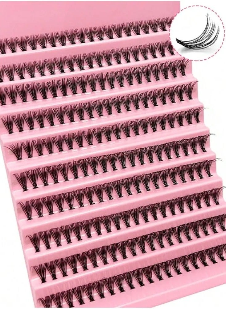 رموش بمظهر طبيعي منحني على شكل 6D، تقنية 6D، سمك 0.07 ملم، رموش ، عبوة ، مع مجانية لاصق وجفت - Image 3