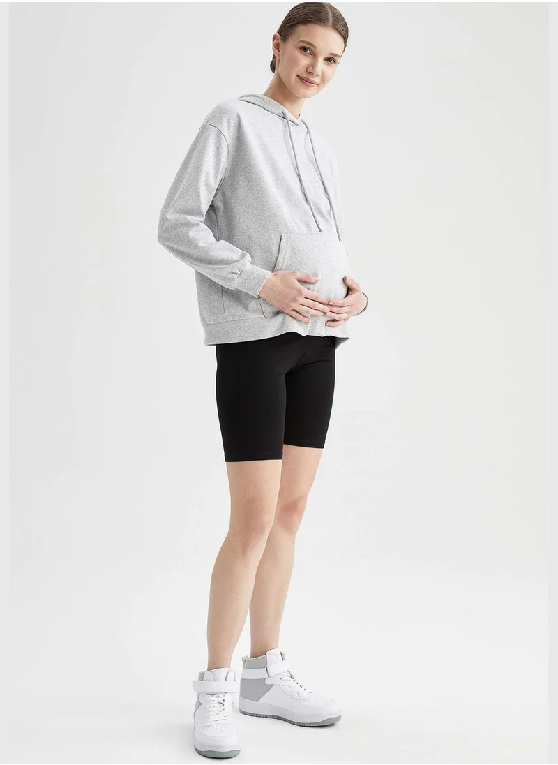 DeFacto Basic Maternity Biker Shorts