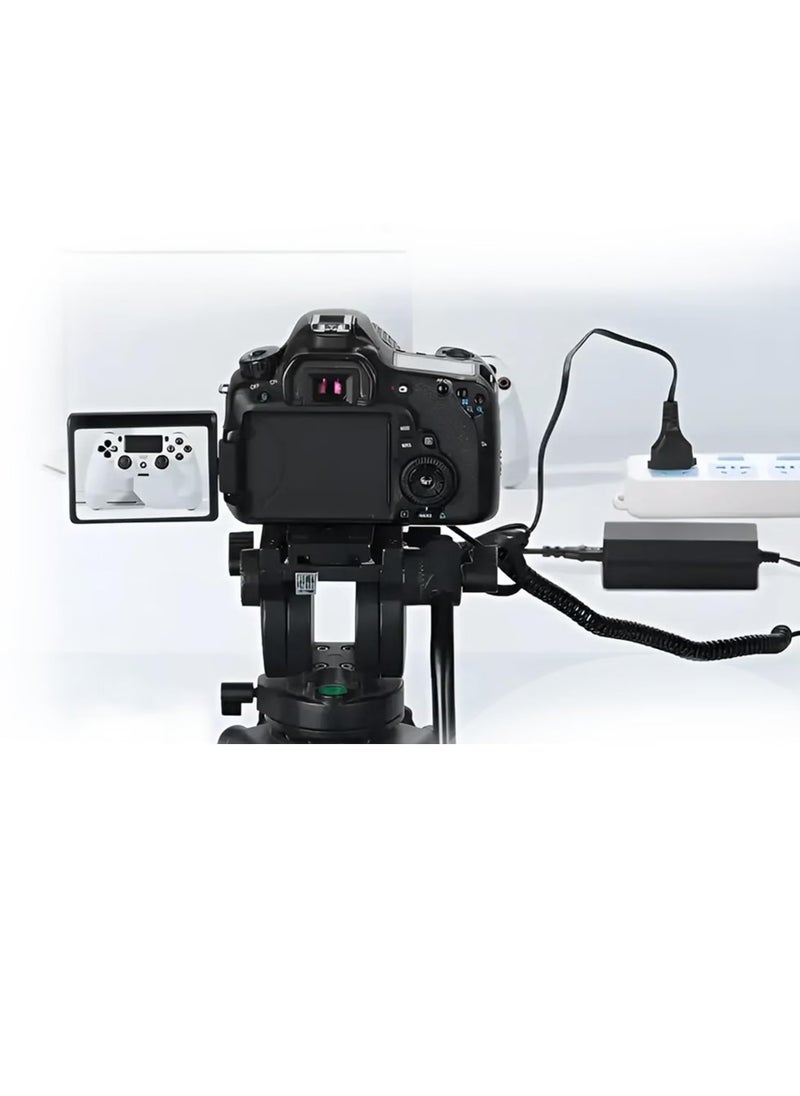Beston Replacement Dummy Battery for LP-E10 – 7.4V/2A – Compatible with Canon Cameras that Use LP-E10 Battery.