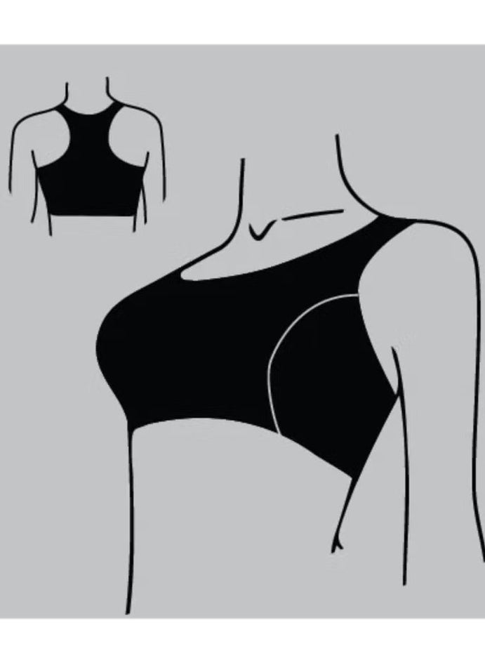 Milk - Women Soft Non Padded Bra (Crossback) Black - Image 1