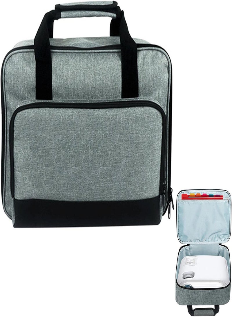 GGOOT Projector Travel Bag - Portable Carrying Mini Case - Outdoor Projector Carrier With Detachable Shoulder Strap - Image 1