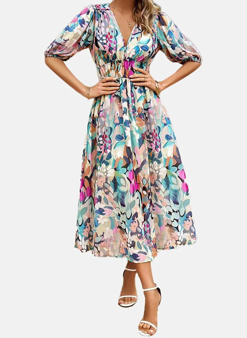 YUNIQEE Floral Print Dress