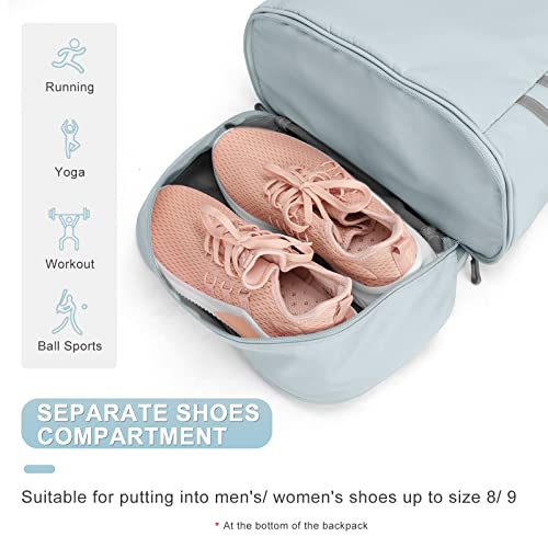 coofay Gym Backpack For Women Waterproof Backpack With Shoe Compartment Lightweight Travel Backpack Sports Backpacks Large Gym Bag - Image 5