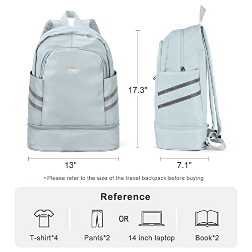 coofay Gym Backpack For Women Waterproof Backpack With Shoe Compartment Lightweight Travel Backpack Sports Backpacks Large Gym Bag - Image 2