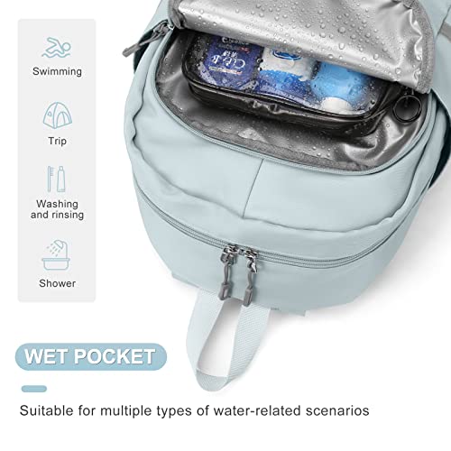 coofay Gym Backpack For Women Waterproof Backpack With Shoe Compartment Lightweight Travel Backpack Sports Backpacks Large Gym Bag - Image 4