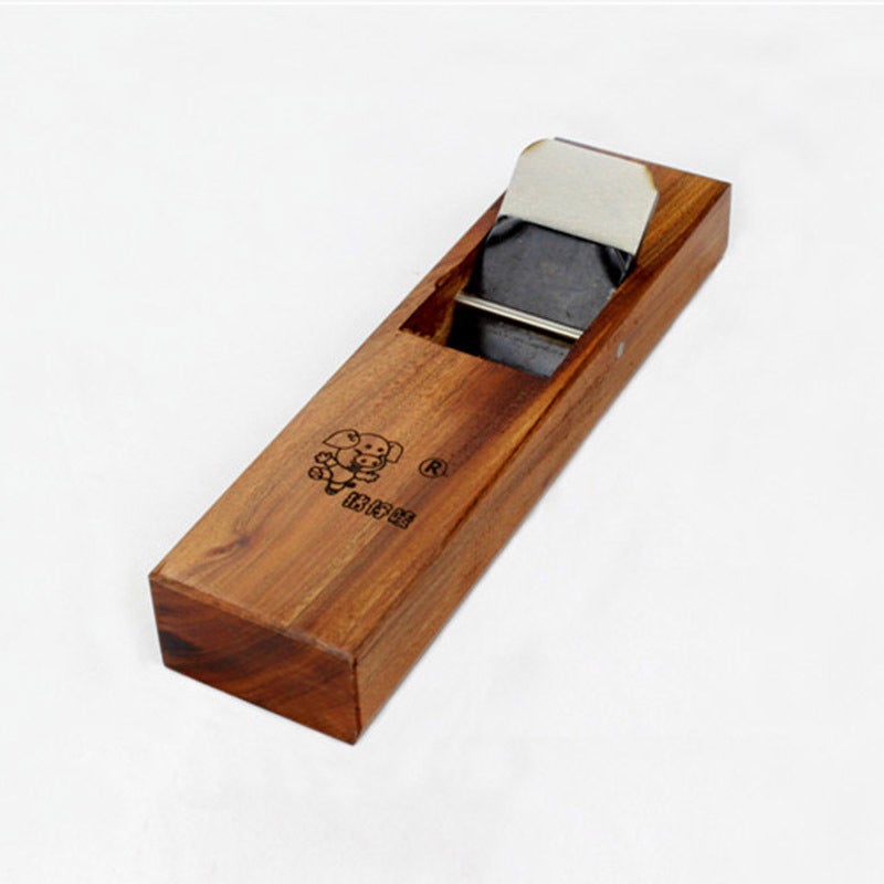Woodworking hand push planer table flat Indonesian mahogany planer 245mm manual planer carpenter tools hardware tools 6414245-245mm