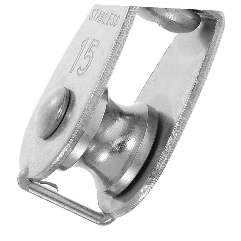 Single Pulley Block Silent Wheel Hooks 6.5X2X1.5CM for Lifting and Hanging Applications - Image 4