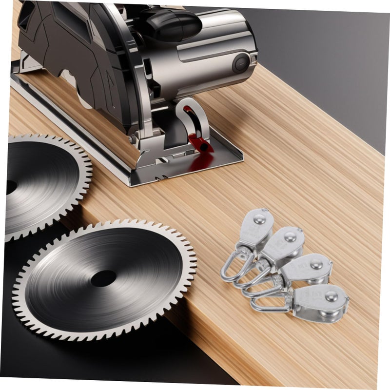 Single Pulley Block Silent Wheel Hooks 6.5X2X1.5CM for Lifting and Hanging Applications - Image 5