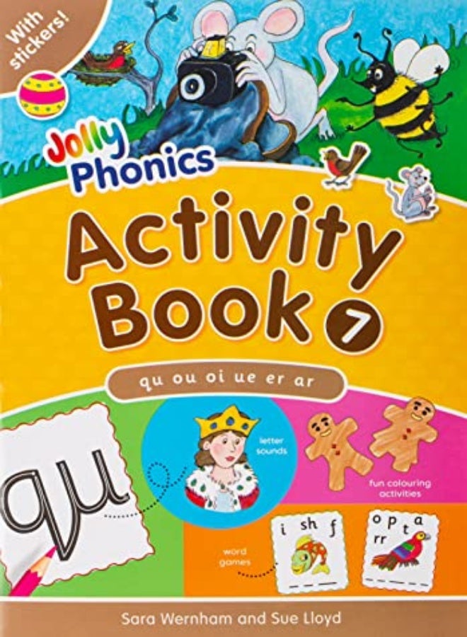 Jolly Phonics Activity Book 7: In Precursive Letters (British English edition)