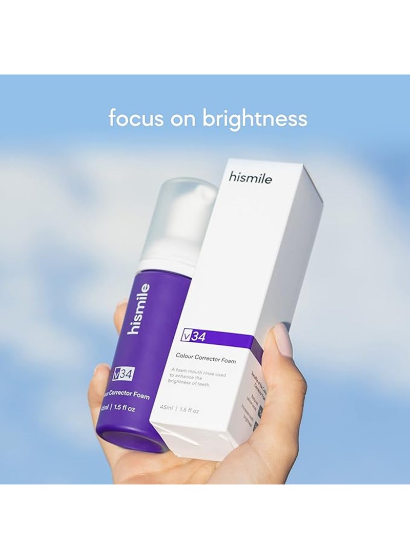 HiSmile Teeth Colour Corrector Foam (Viral) 45ml - Image 2