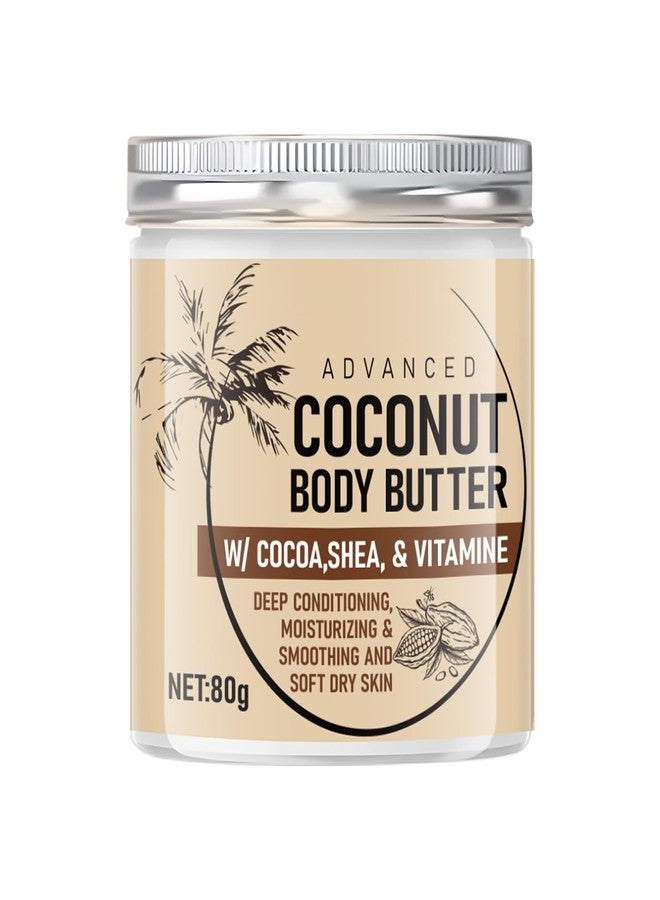 Grospe Advanced Coconut Body Butter，Firming Body Lotion，Deeply Nourishes, Moisturizes and Softens Dry Skin，Suitable for All Skin Types，2.85 Fl Oz（80g） - Image 1