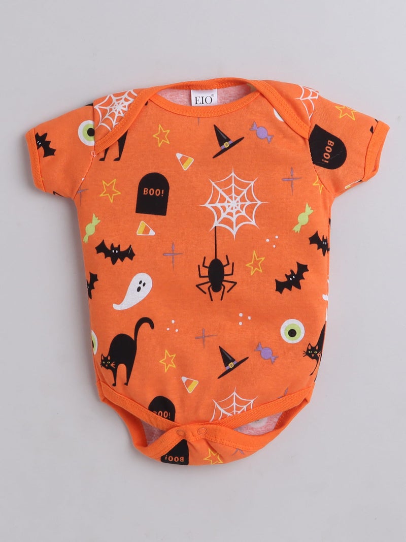 EIO Newborn Baby Cotton Romper Sleepsuit | Half Sleeve Jumpsuit Bodysuit for Boys & Girls | Soft Breathable Baby Clothes Combo Pack - Image 3