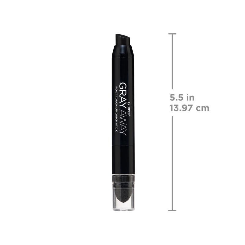 EVERPRO Gray Away Root Touchup Quick Stick, Black, 0.1 Oz - Image 5
