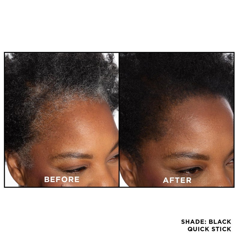 EVERPRO Gray Away Root Touchup Quick Stick, Black, 0.1 Oz - Image 3