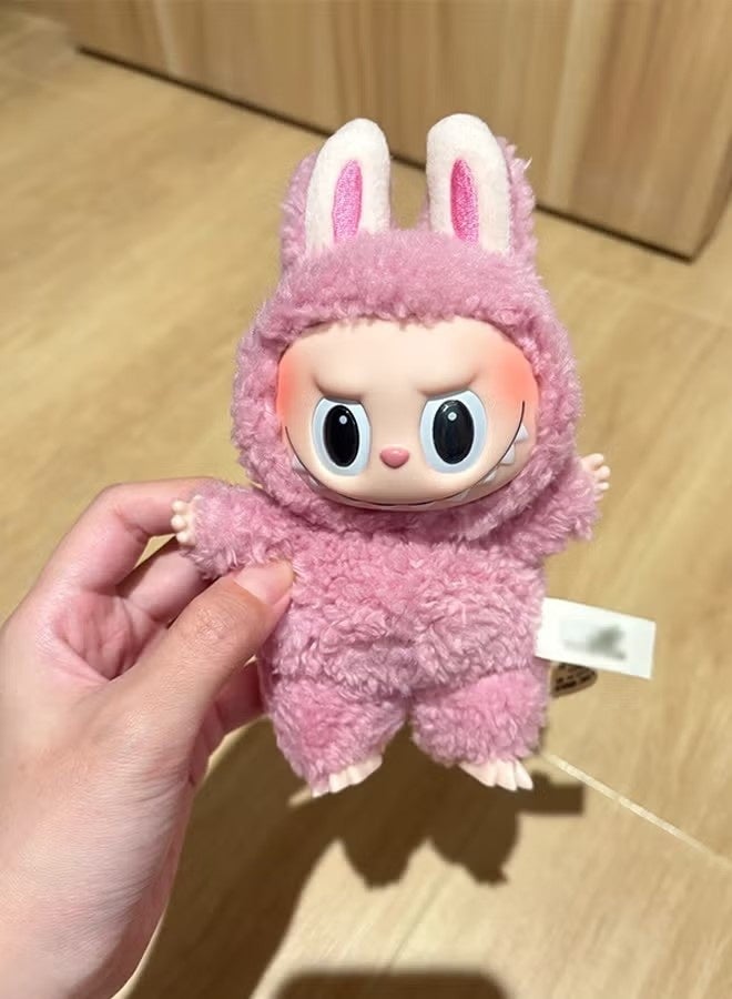 LABUBU LABUBU I Generation Of The Motherland Version Of The Macaron Bubble Series Blind Box Vinyl Doll Plush Doll Gift - Lychee Berry 1pcs - Image 1