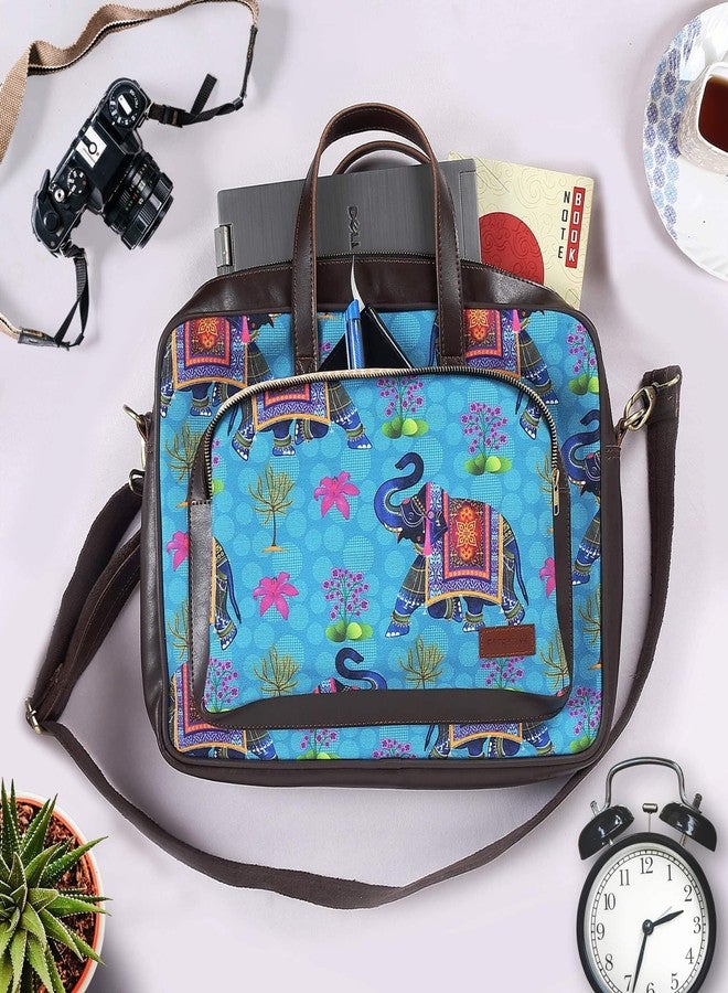 Fatfatiya Royal Elephant Designer Laptop Bag, Briefcase for Laptops with Screen Size Up to 15.6 Inch, Messenger Shoulder Bags For Mens and Womens - Image 3