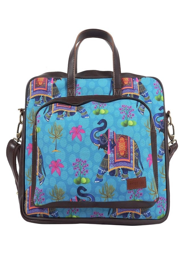 Fatfatiya Royal Elephant Designer Laptop Bag, Briefcase for Laptops with Screen Size Up to 15.6 Inch, Messenger Shoulder Bags For Mens and Womens - Image 1