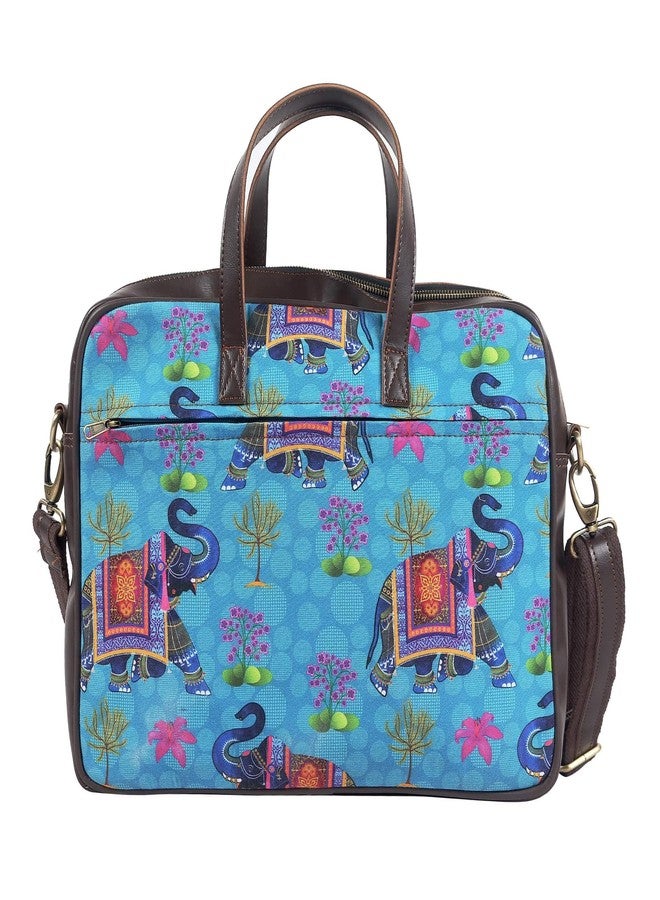 Fatfatiya Royal Elephant Designer Laptop Bag, Briefcase for Laptops with Screen Size Up to 15.6 Inch, Messenger Shoulder Bags For Mens and Womens - Image 2