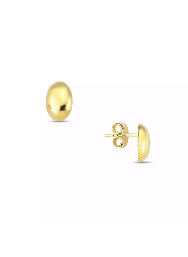 Ruby Art Gold 18K Pure Gold Women’s Earrings – Elegant Lightweight  -  1.3  Gram - Image 1