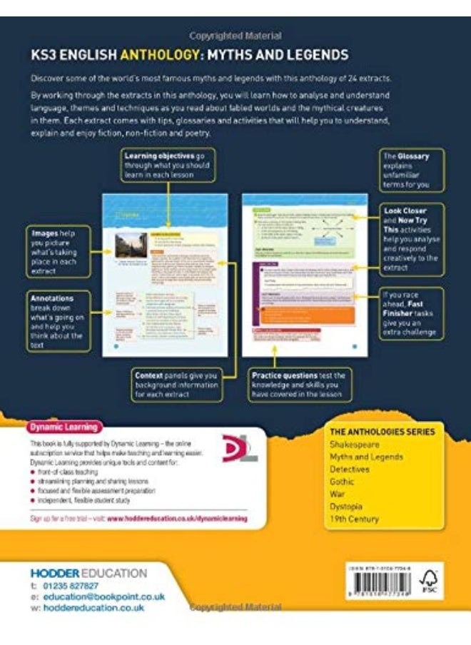 Key Stage 3 English Anthology: Myths and Legends - pzsku/Z28A9A23EFB77F86ABD2AZ/45/_/1727804049/8367451e-20b4-4bb3-9280-f8a07f88b679