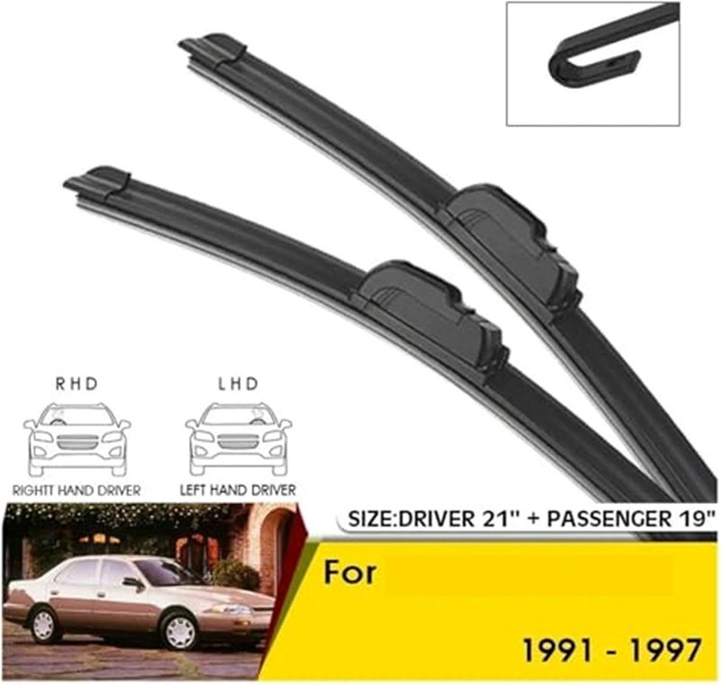 Wivplex Windshield Wiper Blades for Toyota Camry 1991-1997 - Image 2
