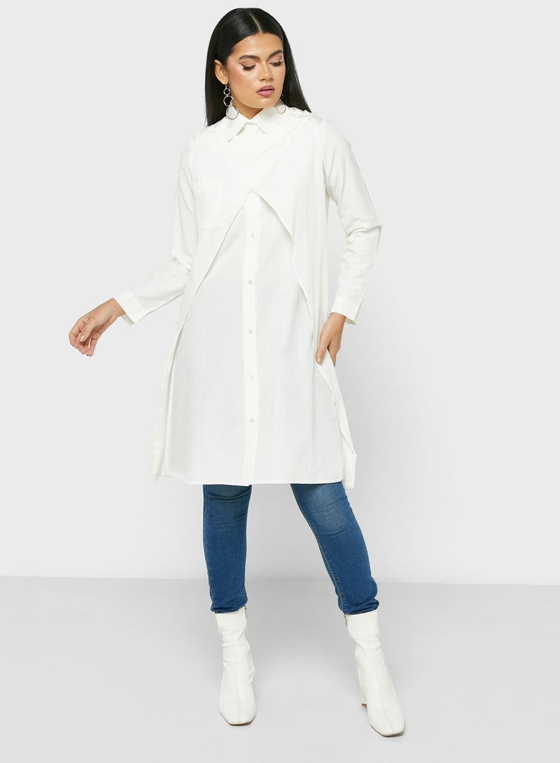 Desert Cove Waterfall Longline Shirt - Image 5