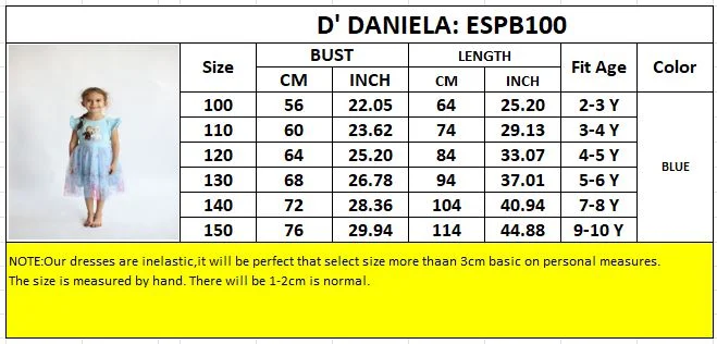 D'Daniela D' Daniela - Elsa and Anna Self Print No Zipper - Light Blue