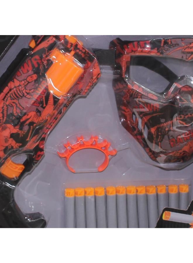 OKO Air Blaster Soft Bullet Toy Gun + Mask Set - Image 3
