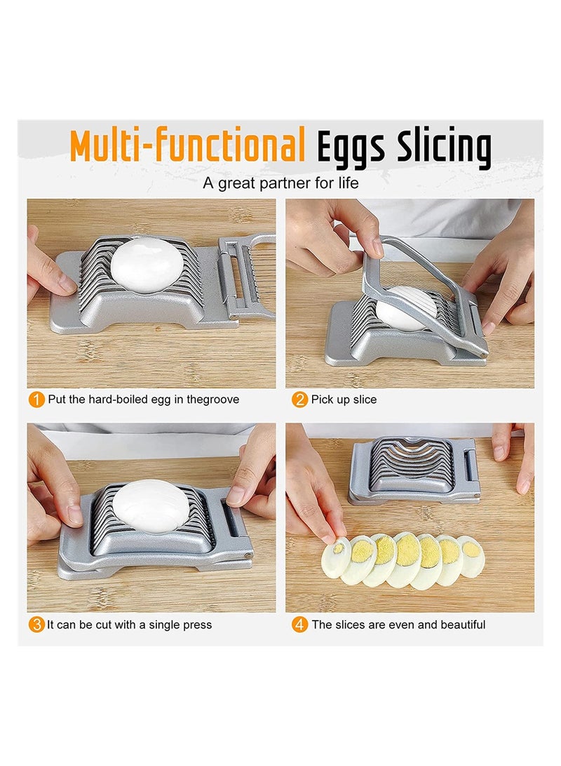 Zikra 1 Piece Stainless Steel Wire Egg Slicer For Eggs Strawberry Soft Fruit - Image 5