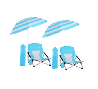 Blue Sillas De Playa 2Pack  Folding Beach Chairs with Umbrella Adults  Low Height Perfect for Beach  Camping - pzsku/Z28A9E7CFDF7CBDE70DC4Z/45/1749489102/d3fad276-d93f-4897-a61c-14853517426a