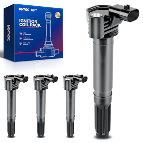 KAX Pack of 4 UF649 Ignition Coil Set for Fiat 500 2012-2017 1.4L, UF649 - Image 1
