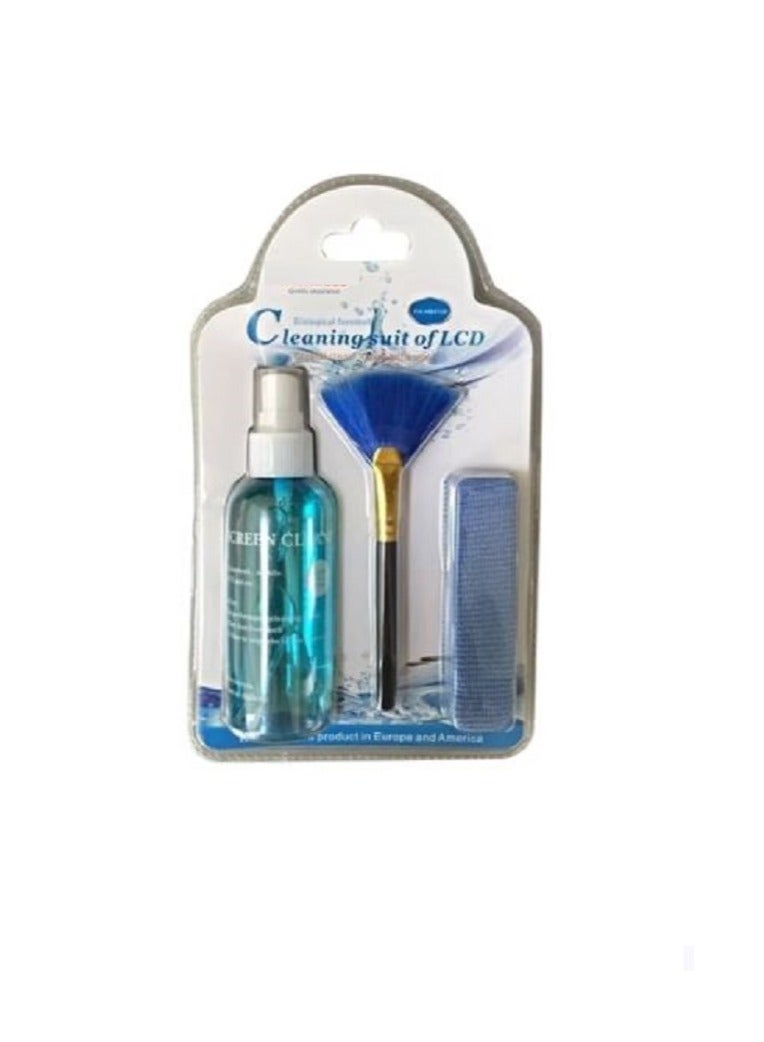Laptop Screen Cleaning Kit Light Blue - Image 1