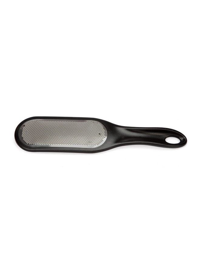Hair Line - Professional Curved Foot Scraper With Handlefiler Dead Skin Callus Remover Pedicure Foot Scrubber For Men N Women_Black - Image 1