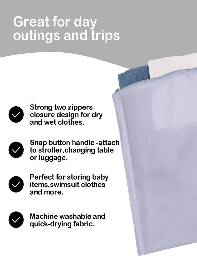 ALVA Waterproof Leakproof Wet Dry Bag 2-Pack | Reusable for Swim, Baby Clothes, Diapers & Travel 2LK04 - Image 4