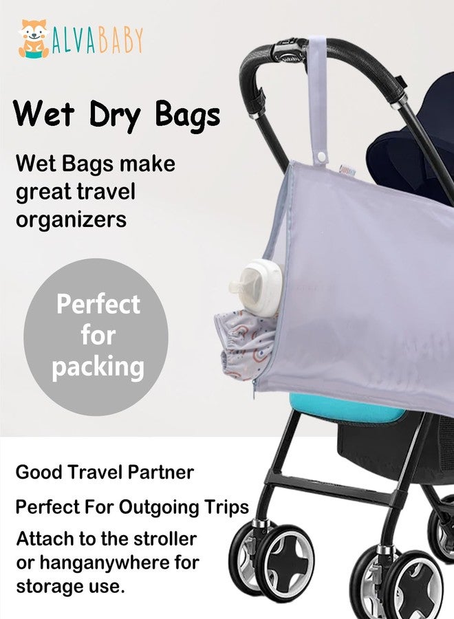 ALVA Waterproof Leakproof Wet Dry Bag 2-Pack | Reusable for Swim, Baby Clothes, Diapers & Travel 2LK04 - Image 5