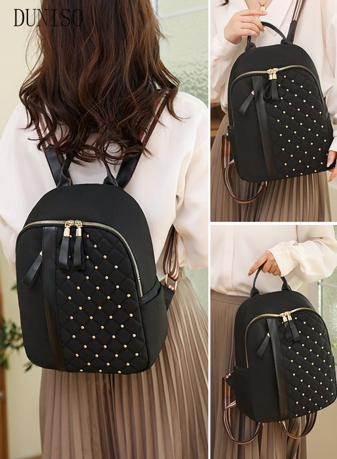 DUNISO Casual Travel Backpack For Women Large Capacity Waterproof School Backpack Wear Resisant Light Weight Double Shoulder Backpack For College Girls Students - Image 1