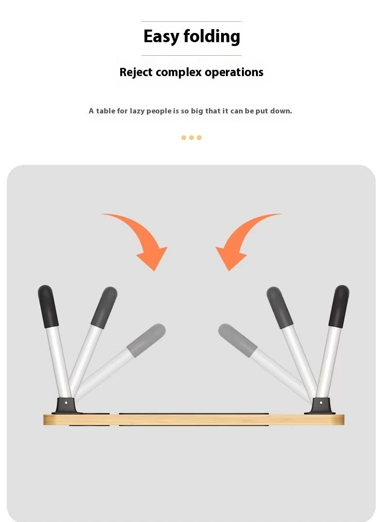 On the bed notebook computer desk, the lazy table multi-functional folding table, the student dormitory bed desk - Image 5