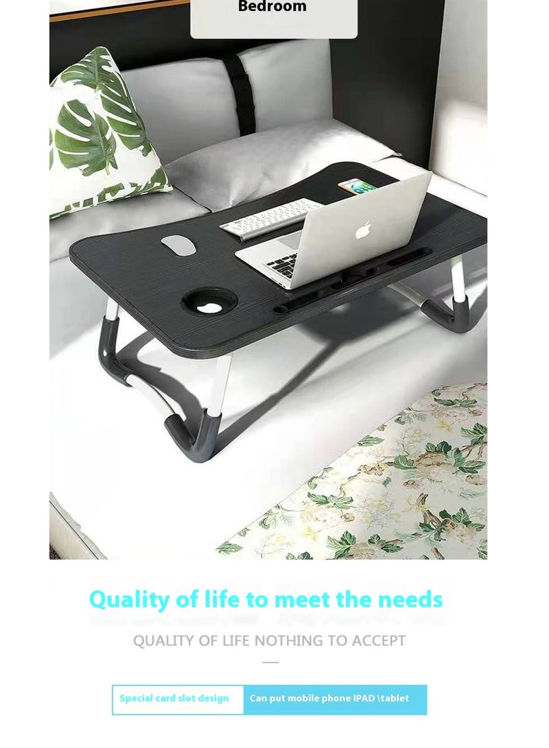 On the bed notebook computer desk, the lazy table multi-functional folding table, the student dormitory bed desk - Image 4