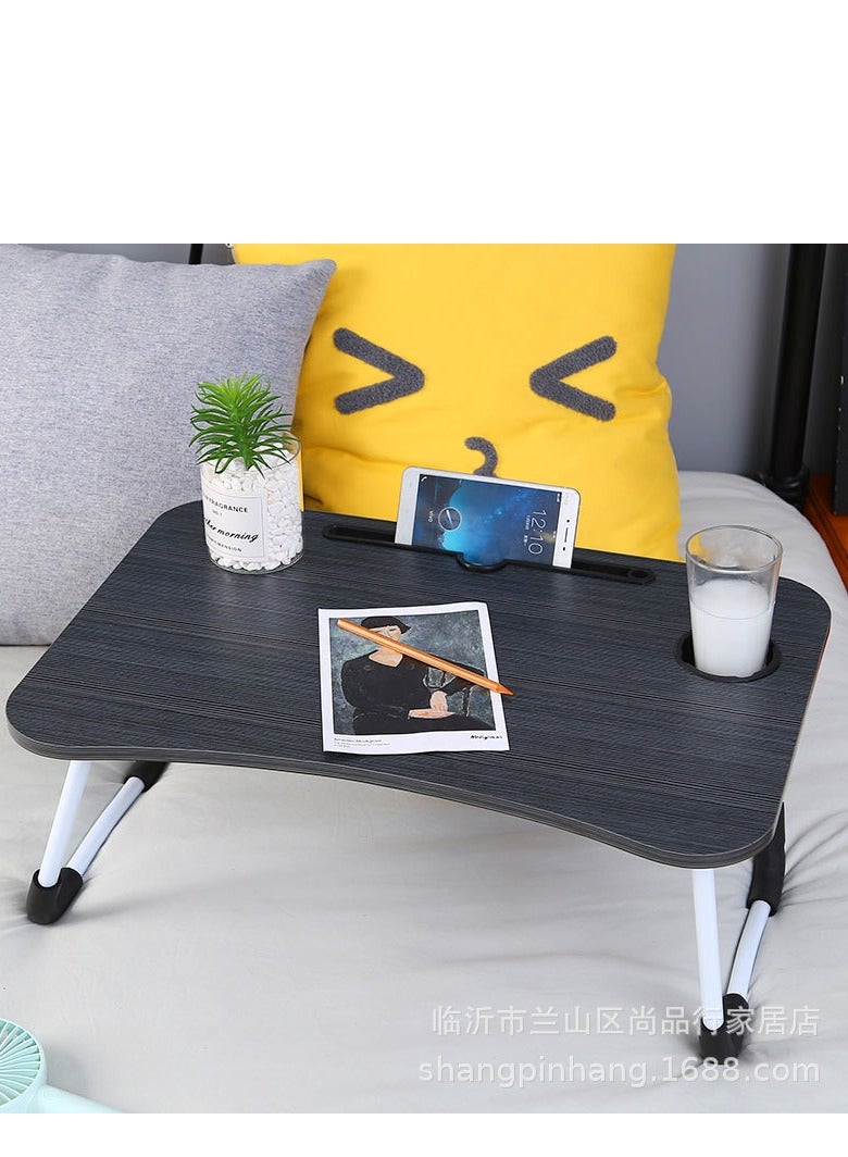 On the bed notebook computer desk, the lazy table multi-functional folding table, the student dormitory bed desk - Image 1