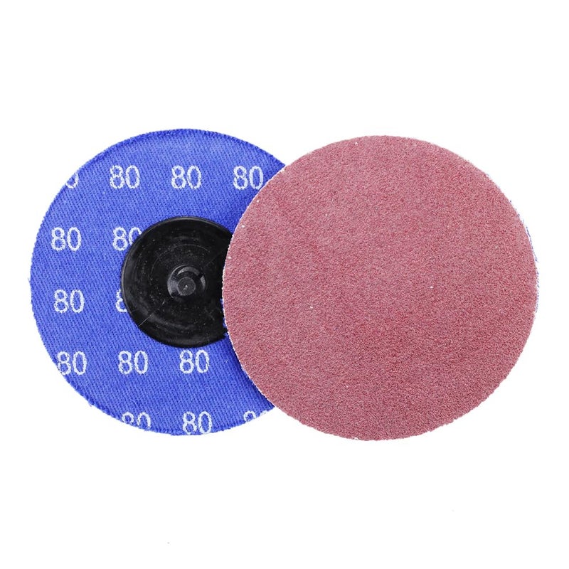 BHA Aluminum Oxide Quick Change Sanding Discs 3", 80 Grit - 25 Pack - Image 2