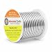 Mandala Crafts 8 Gauge Anodized Aluminum Craft Wire for Jewelry Making 32 FT Colored Flexible Silver Tone Wire Bendable for Bonsai Armature Crafting Sculpting - Image 2